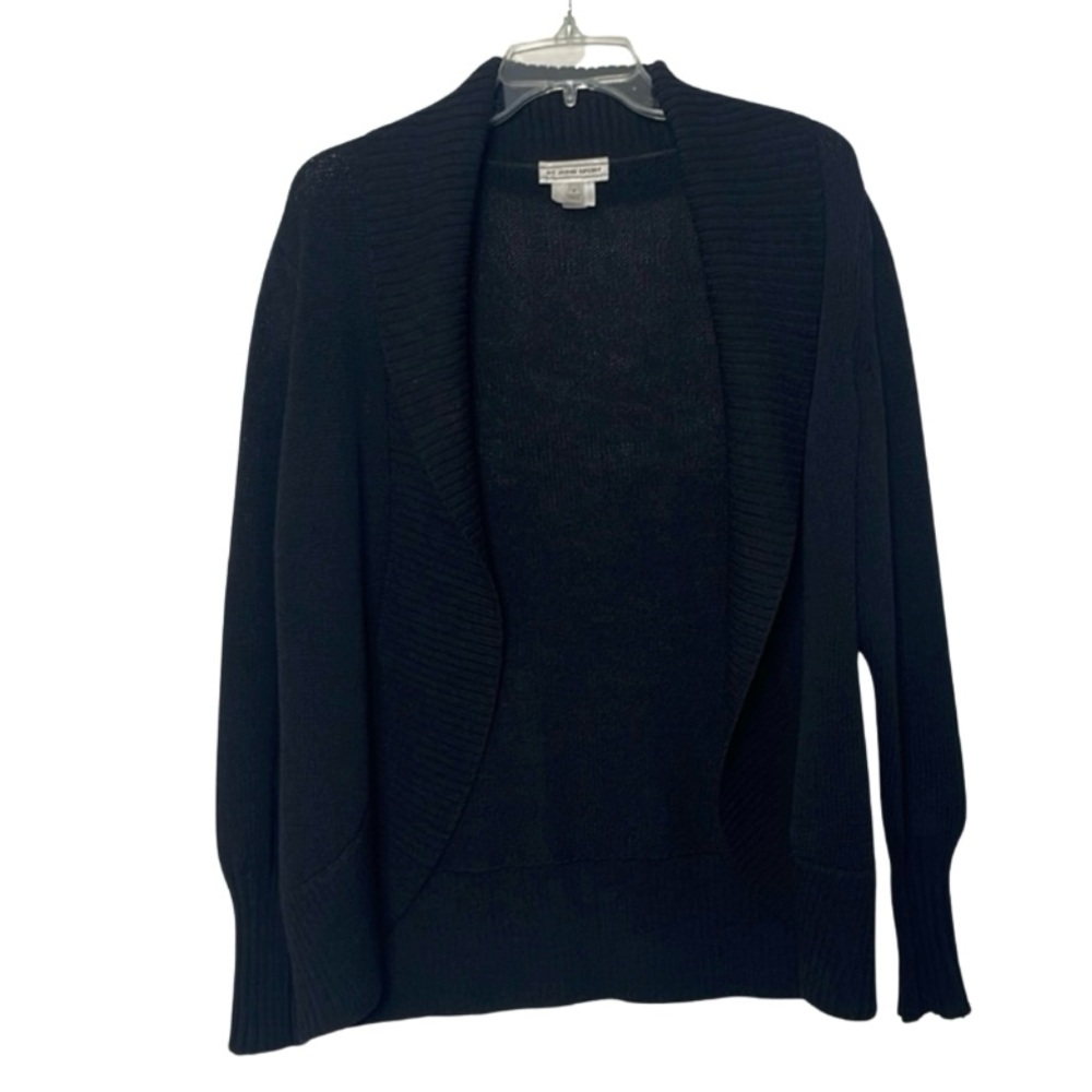 St. John Sport Black Cardigan